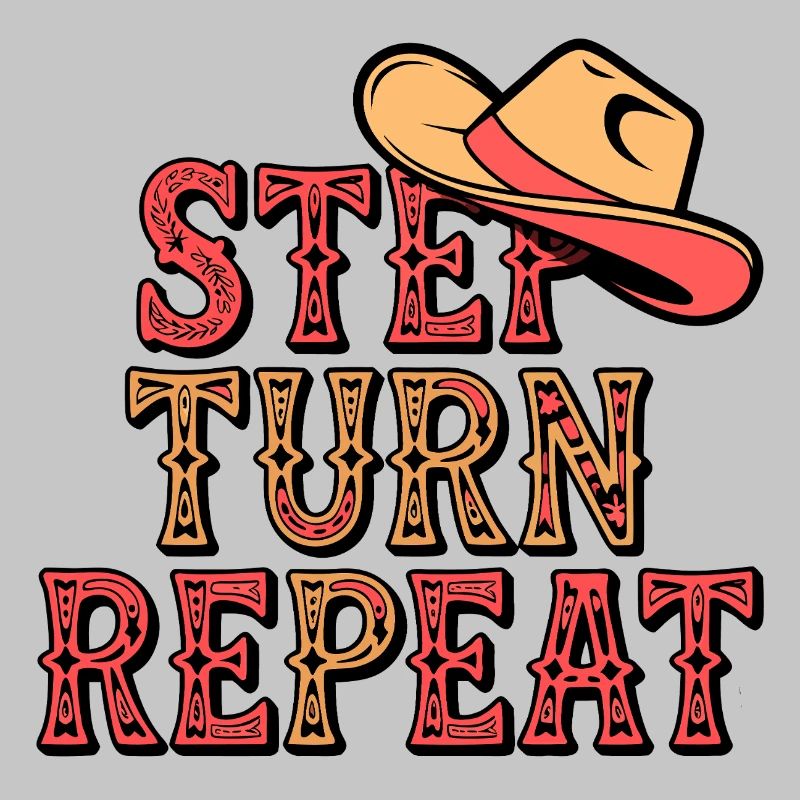 Line Dance Step Turn Repeat