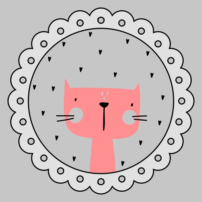 Katze Bild Rahmen Katzenpotrait