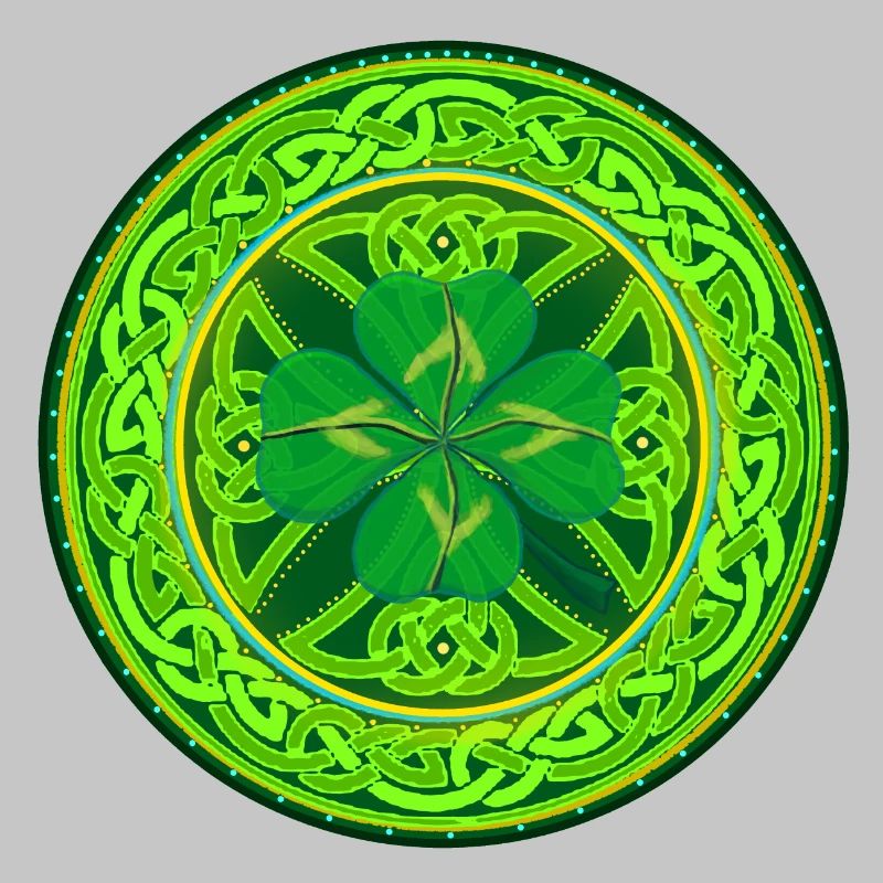 Celtic Four-Leaf Clover