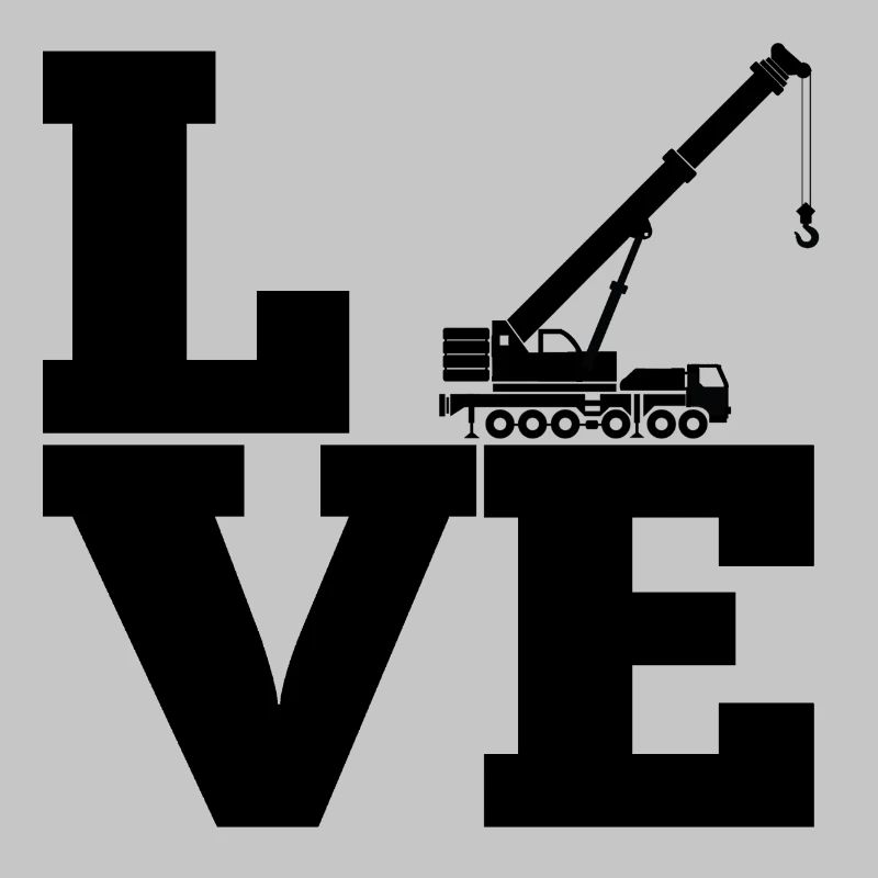 Crane Construction Crane Construction Machine Vehicle Work Gift