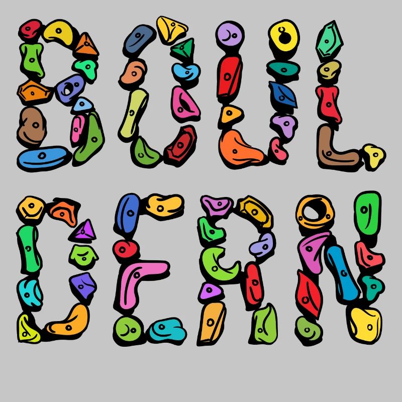 Bouldering boulder climbing scripture mountaineering