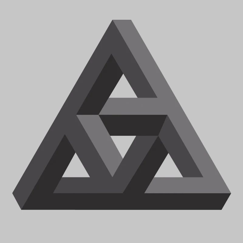 Abstract Geometry Pattern in Gray