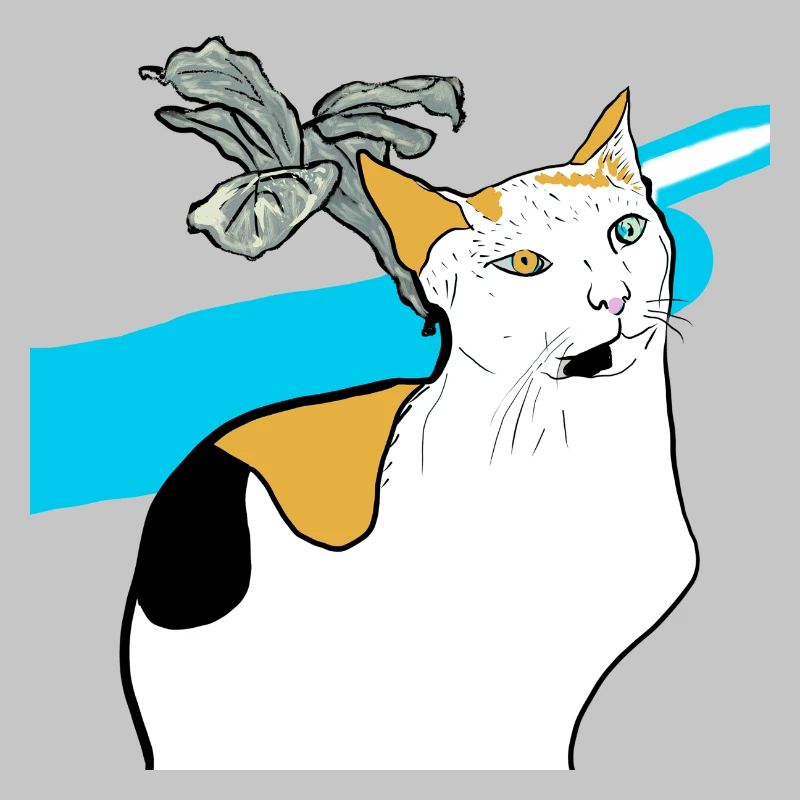 sitzende Katze