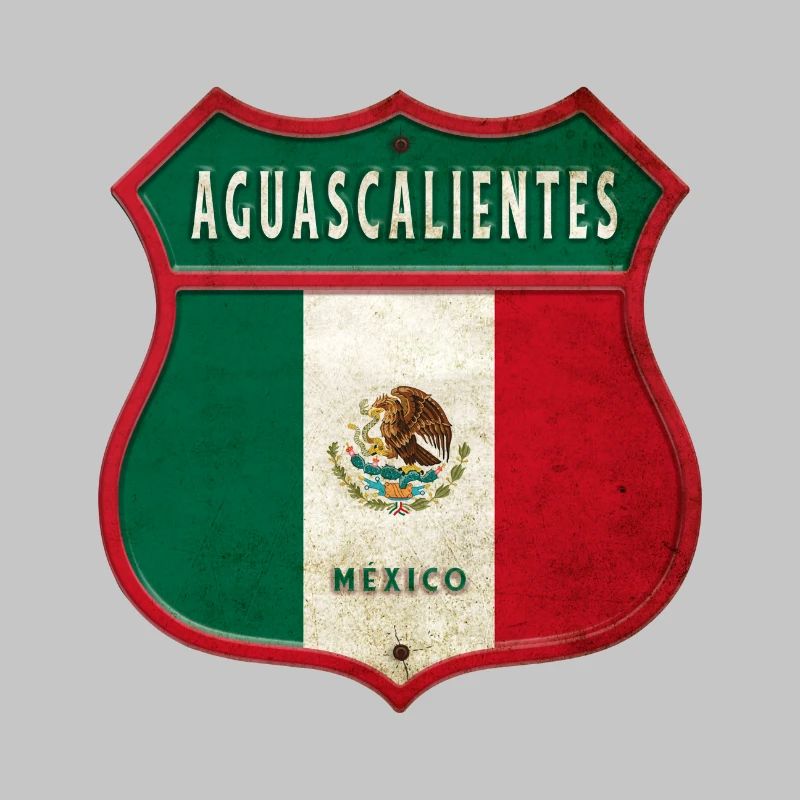 Aguascalientes Mexiko Wappen Design
