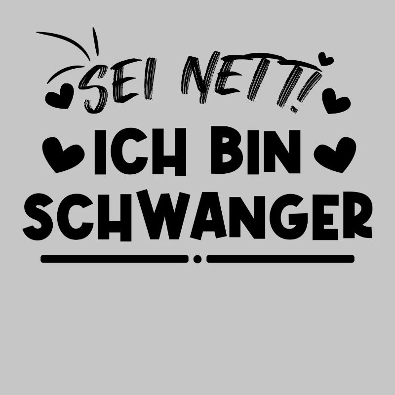 Schwanger Statement Herz Schwangerschaft Mutter