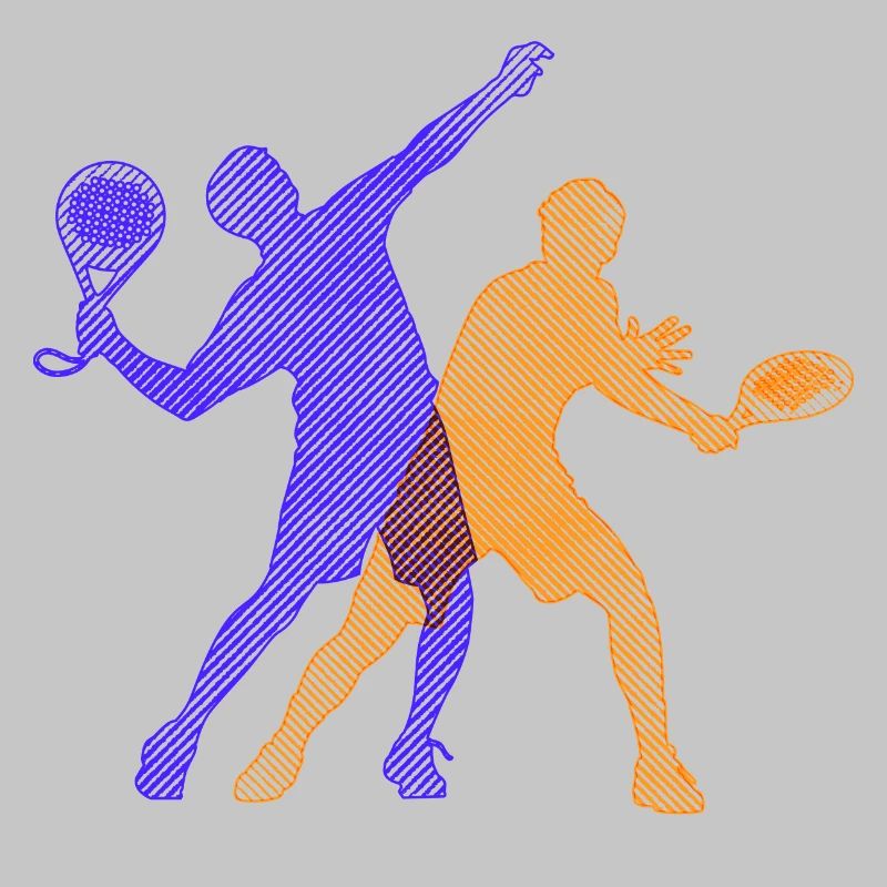 Padel Training Player Trainer Padel Game Racket