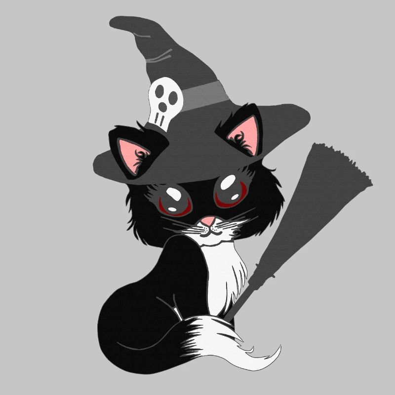 Kätzchen, hexen Design, Mädchen