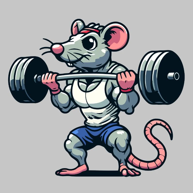 Mighty Mouse Lifter: The Workout Warrior