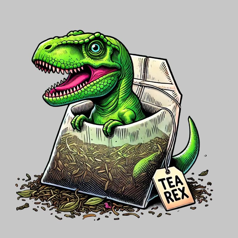 Tea Rex T-Rex Dinosaurier