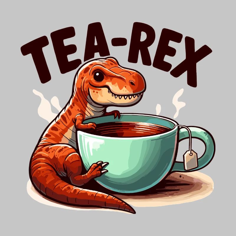 Tea Rex Tea Rex Tea Drinker Gift
