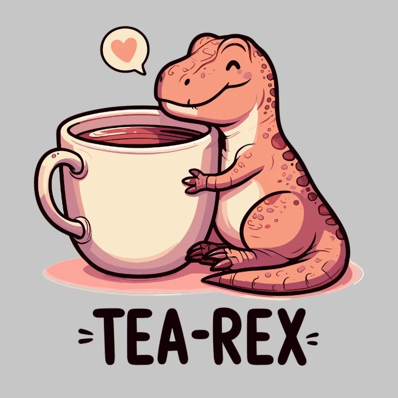 Tea Rex Tea Rex Tea Drinker Gift