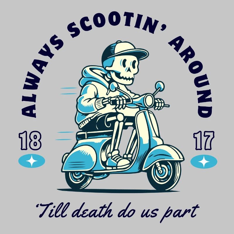 Skeleton sur la conception du scooter