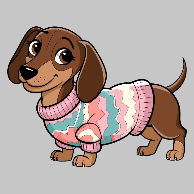 Pull douillet teckel