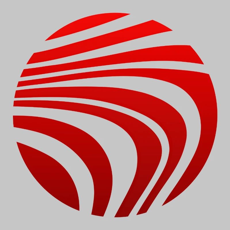 Psychedelic Pattern Red Gradient