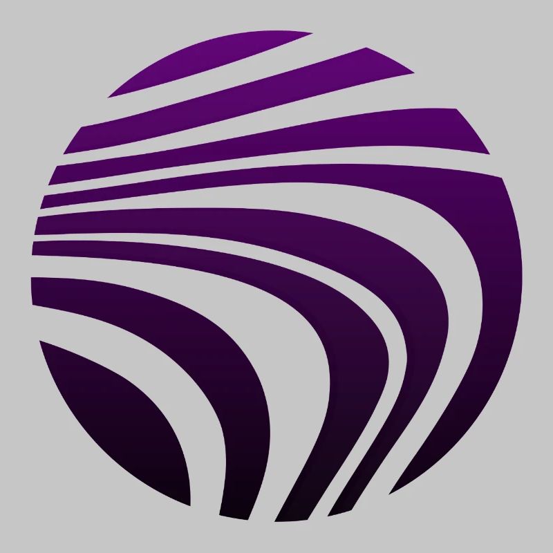 Psychedelic Pattern Violet Gradient