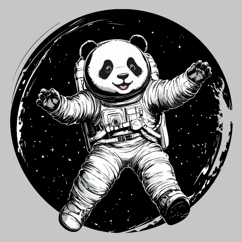 Astronaut Panda – Cute Space Explorer