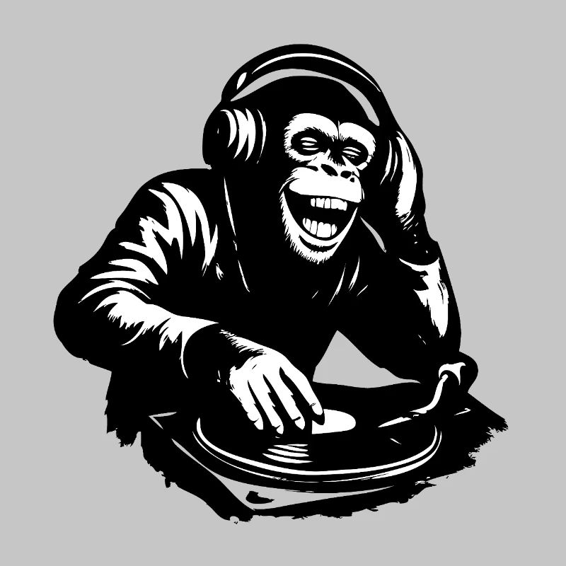 DJ The Monkey Danse à la Banksy