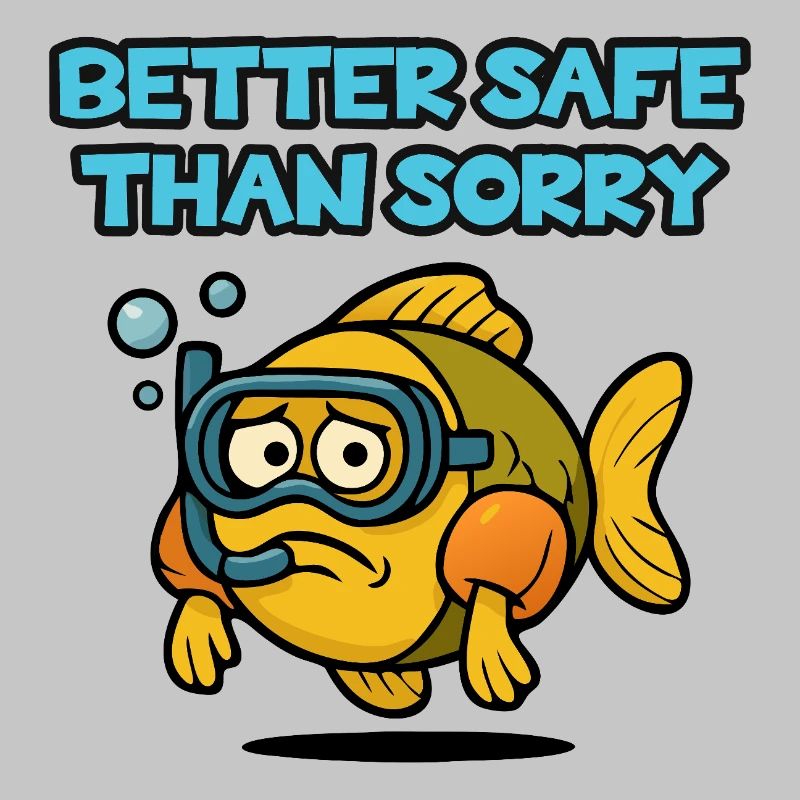 Safe diving fish