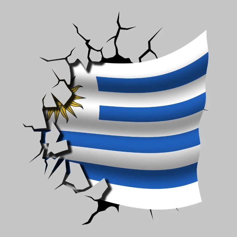 Drapeau de l’Uruguay - Uruguay - Drapeau Broken Design