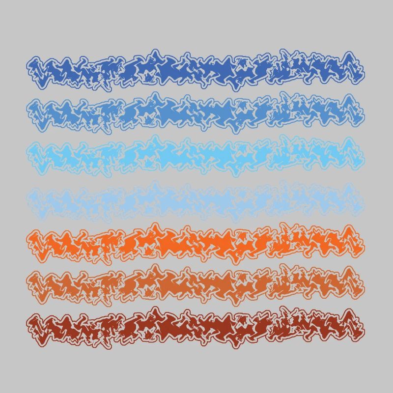 Abstract gradient lines design