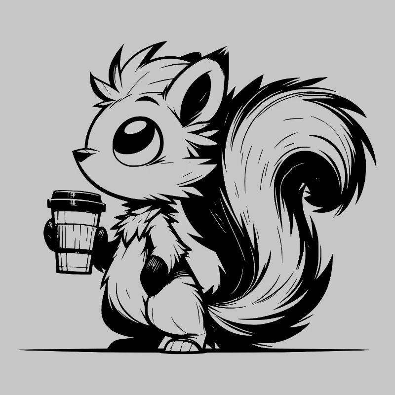 Squirrel in a caffeine rush - I'm already awake