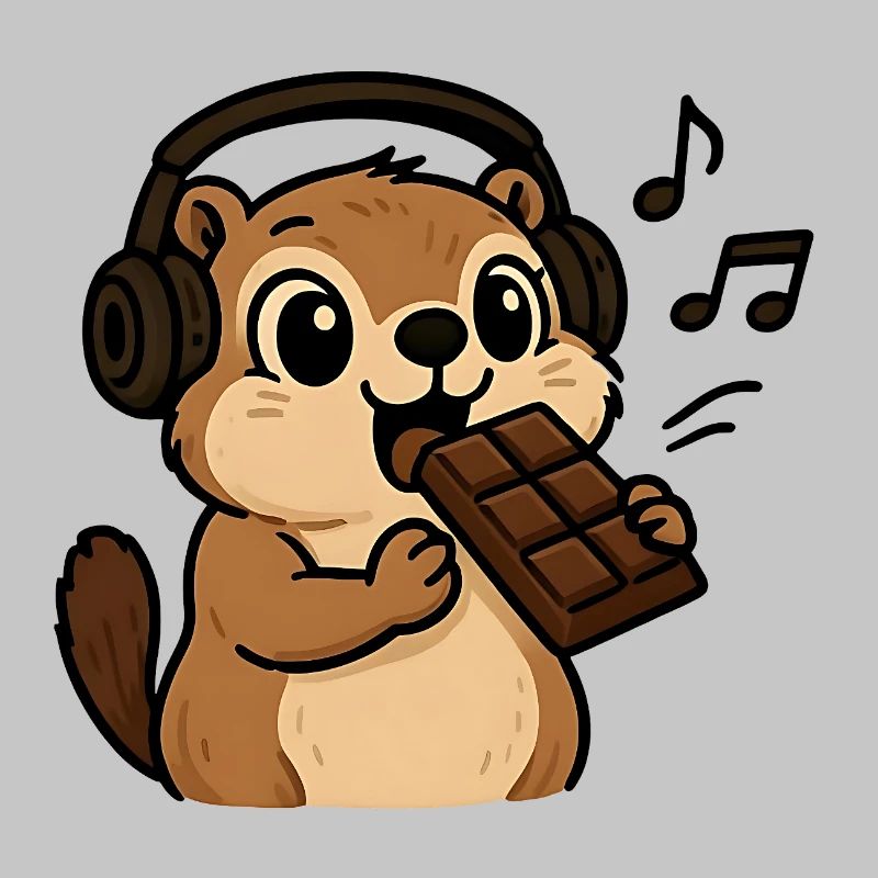 and the groundhog eats the chocolate