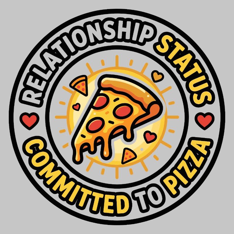 Statut relationnel engagé dans la pizza