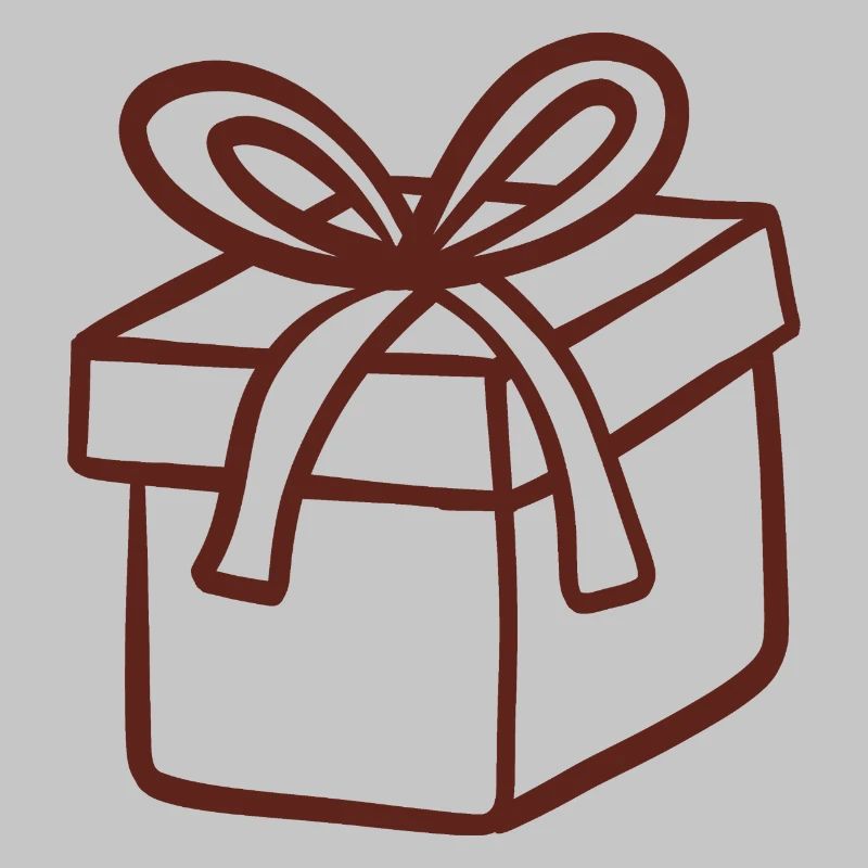 Rustic Hand-Drawn Gift Box