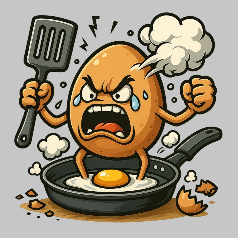 When eggs freak out