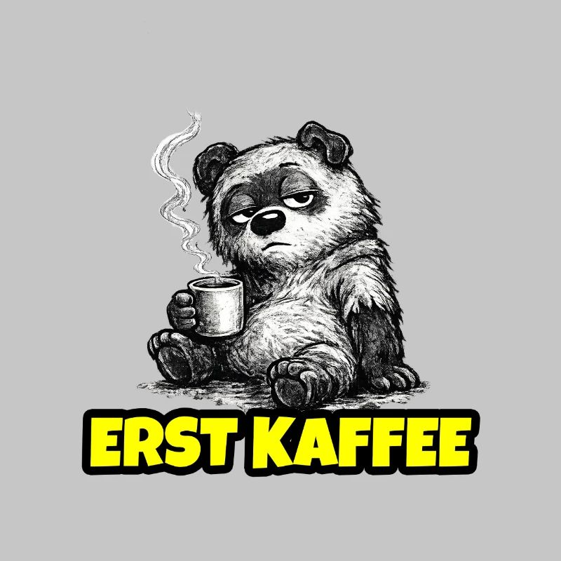 Erst Kaffee – Grumpy Bär (Morgenmuffel Sketch)