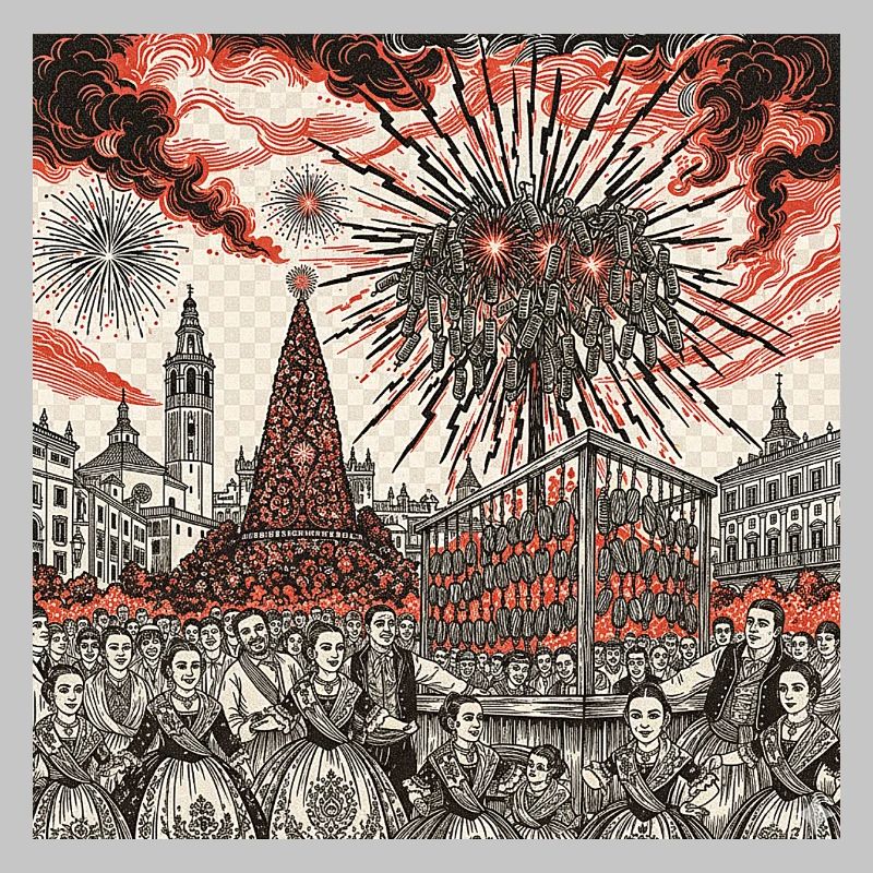 Tradition des Fallas de Valence
