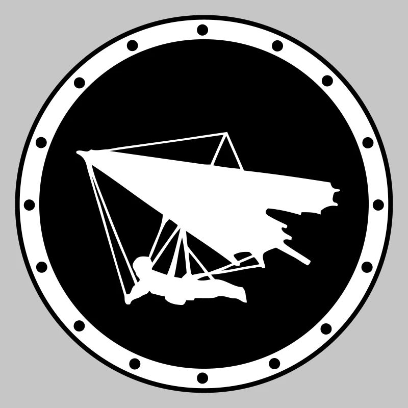 Minimalist Ring Delta Wing Badge