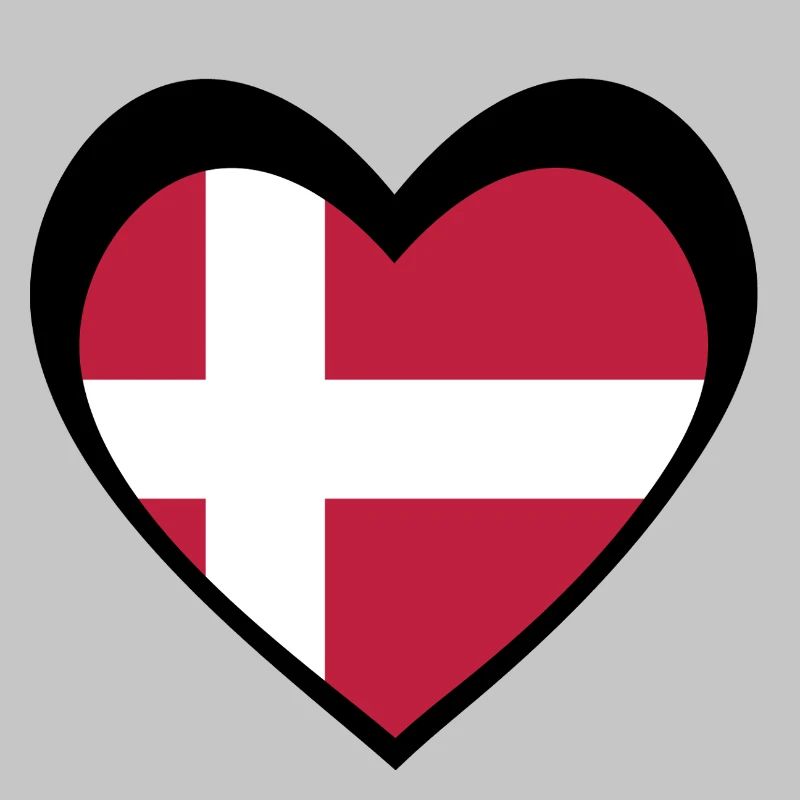 Danmark Sort Hjerte – Kærlighed til Danmark