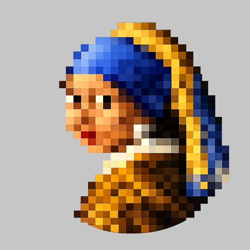 Das Mädchen mit dem pixeligen Perlenohrring