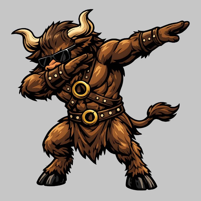 Dabbing Minotaurus