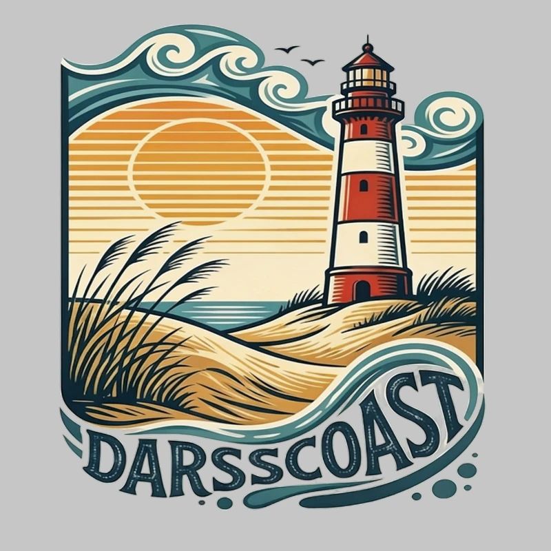 DarsCoast Lighthouse Coastal Wave