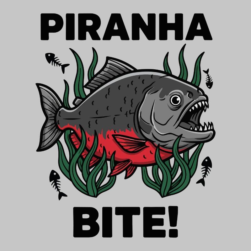 Red Piranha Bite Bite Fish