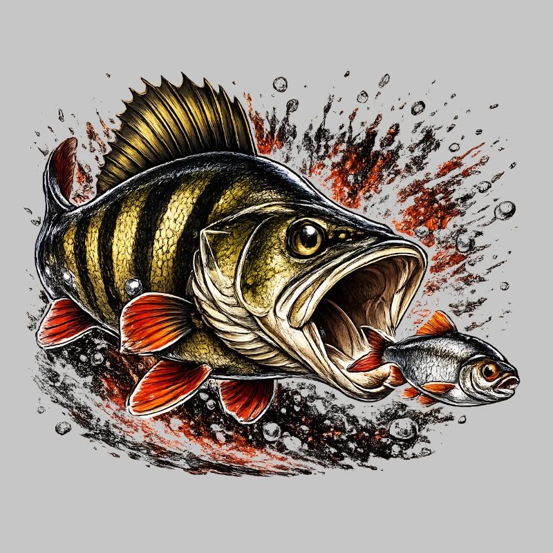 Explosive Perch Predator Fishing Design