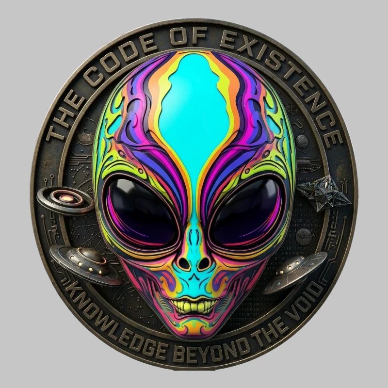 Le Code de l’existence Art de science-fiction extraterrestre