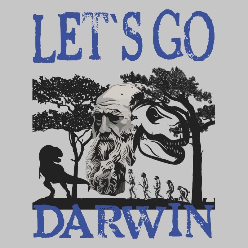 Charles Darwin Evolution textile gift idea