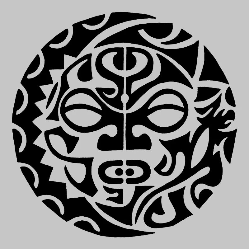 Polynesian Skull (Black)