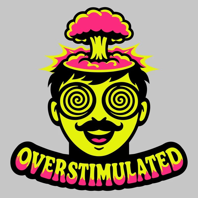 Overstimulated Neon Head