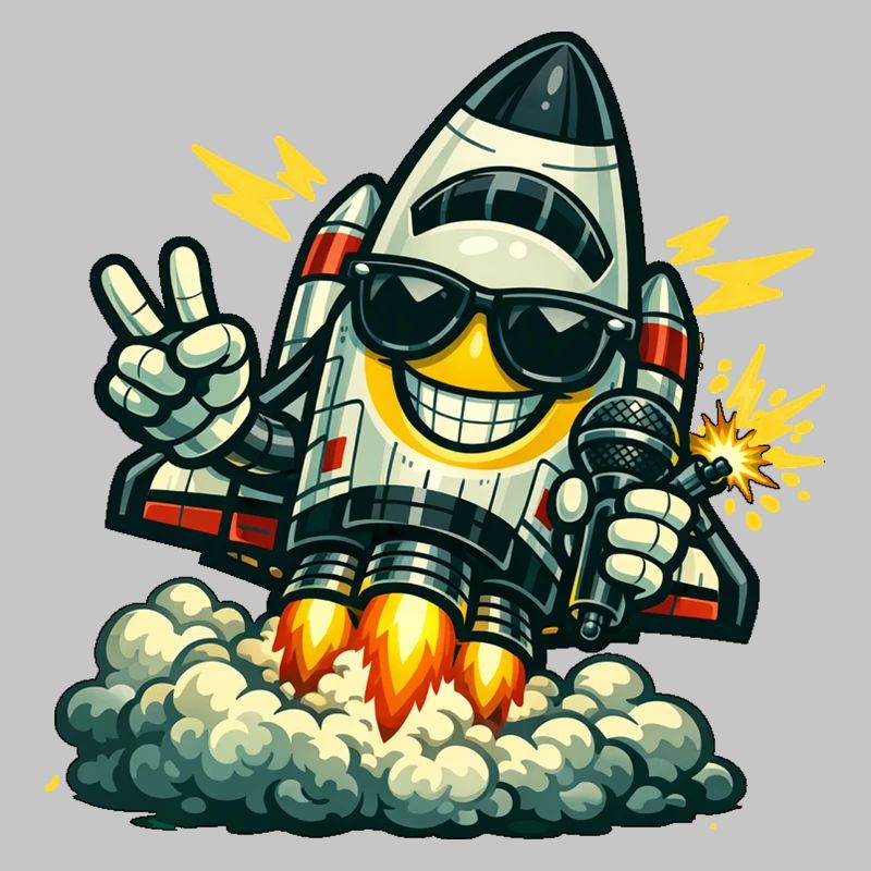 Canard Fusée Spatiale avec Micro