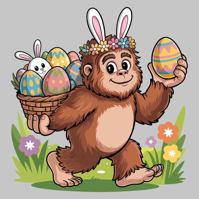 Happy Easter Sweet Easter Bunny Egg Hunt Easter Eggs