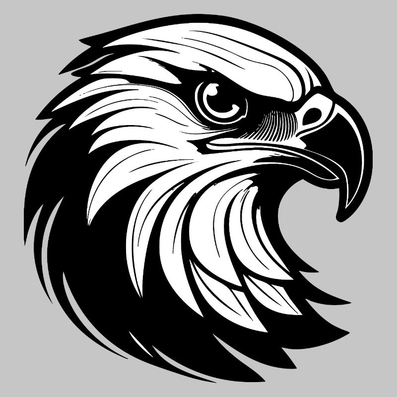 Stylish eagle line graphics