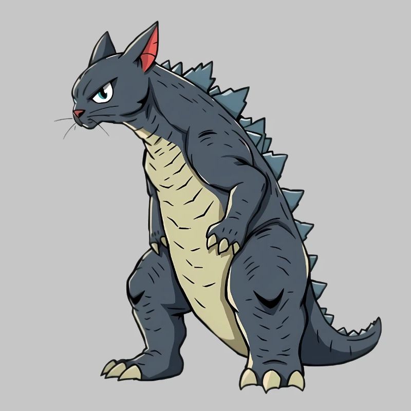 Cat as a lizard