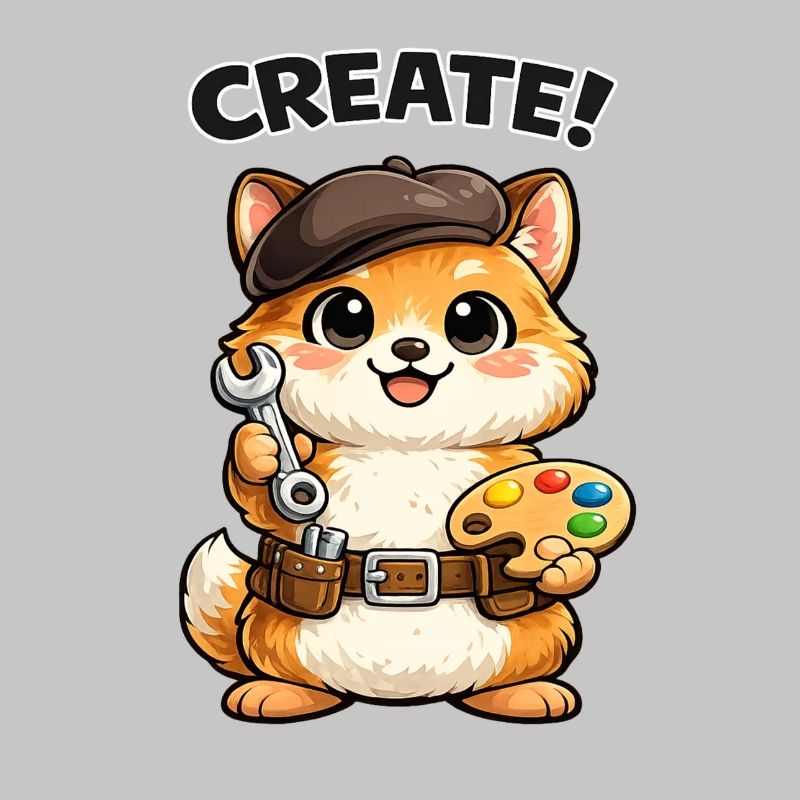 Kitten Artist Creative Workshop