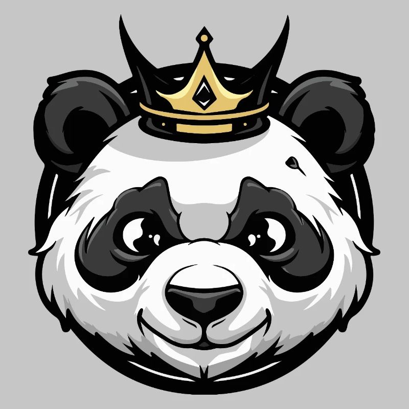 Panda Head Crown