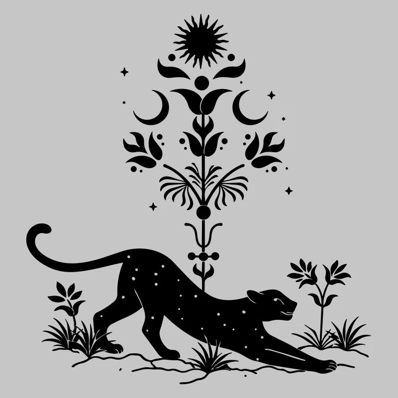 Cosmic Leopard Boho