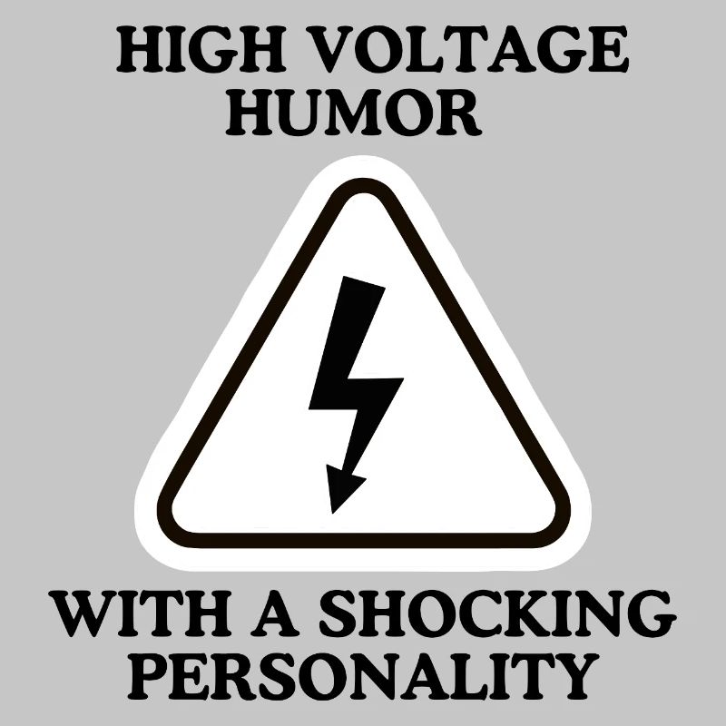 Lightning Warning Triangular Sign